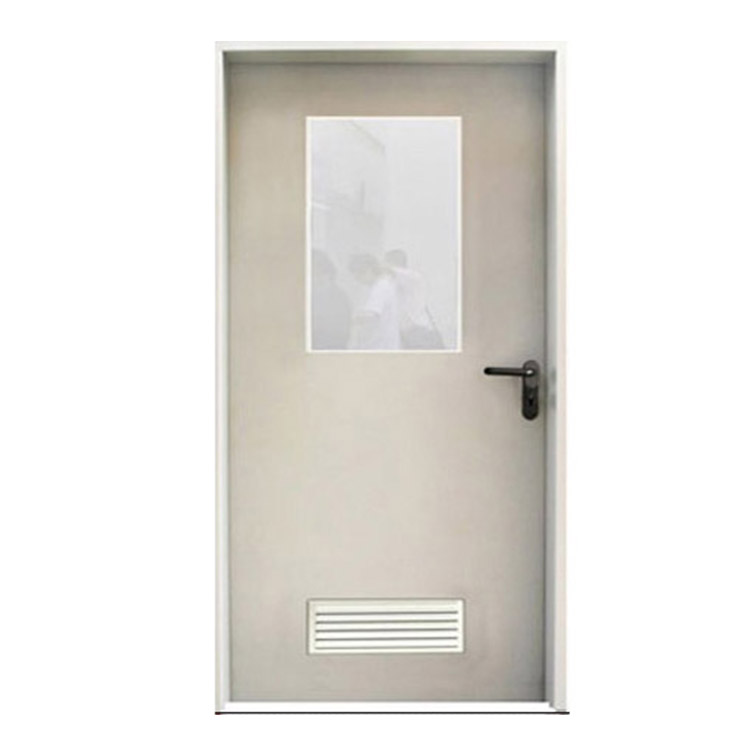 single leaf steel fire door