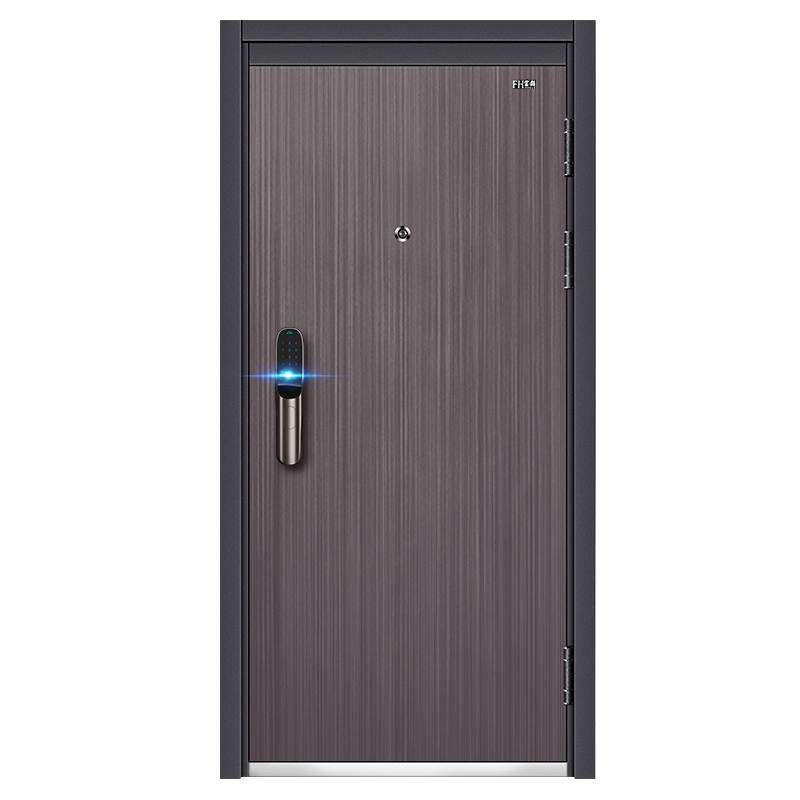 Retro Anti-rust Surface Steel Security Door 