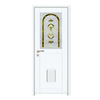 FPL-7015 Aluminum Bathroom Half Glass Design Swing Door Interior Door 