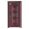 Retro Anti-rust Surface Steel Security Door 