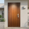 Customized Modern Pivot Exterior Steel Door Main Door for Luxury Apartment