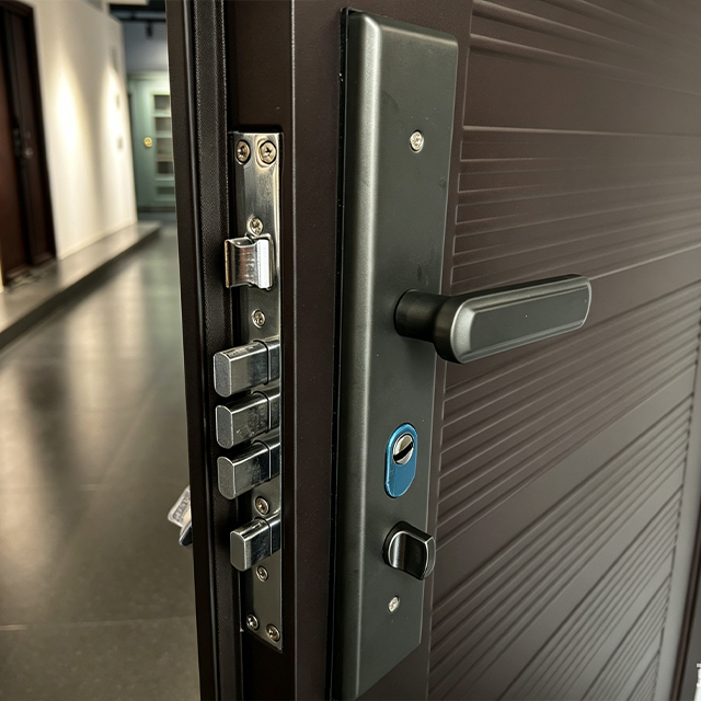 Durable Construction Steel Safety Door Quality Assured Single Door for Gate