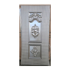 Africa Market Popular Design Embossed Steel Door Skin Security Door Steel Entry Cold Rolled Iron Sheet Panel