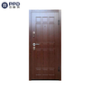 Popular Design Mould Pressing Exterior Security Steel Front Door Russian Style Project Exterior Steel Entrance Door