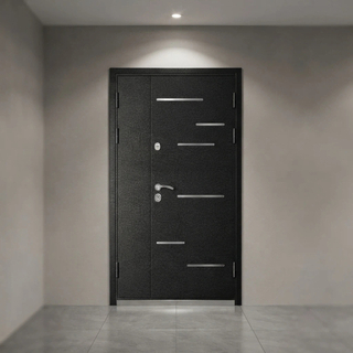 Door Factory Heavy Duty Russia Steel Security Door for Building Projects