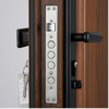 Heavy Duty Steel Door Modern Design for Front Entrance and Exterior Building Protection