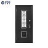 Modern Apartment Main Door Mirror Glass Design Residential Exterior Security Russian Market Steel Doors For Home
