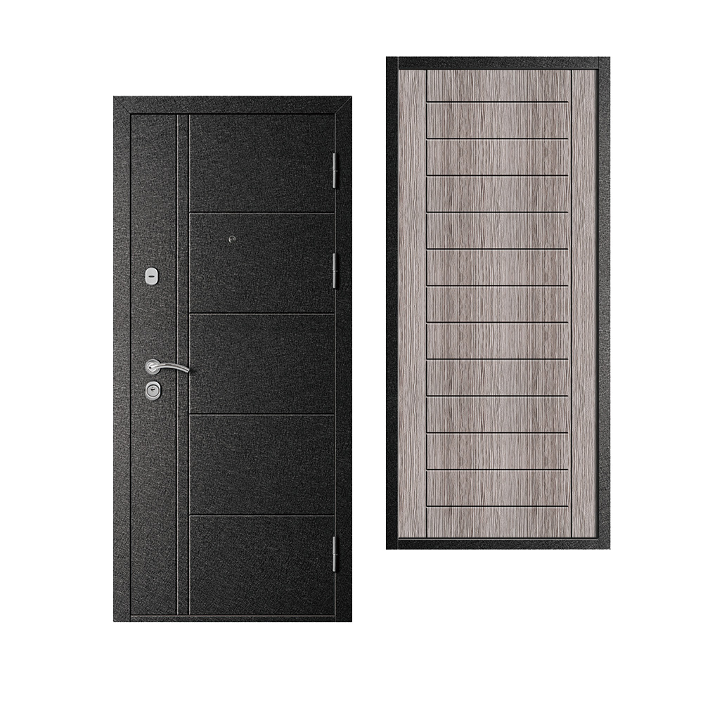 Reinforced Russia Security Door Factory Direct Price Steel Main Entryway for Modern Homes 