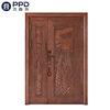 FPL-8004 Bronze Aluminium Plate Explosion Bullet Proof Aluminum Cast Door