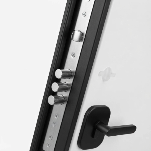Popular Design Exterior Steel Security Doors Contemporary Russia Residential Steel Door Plain Main Gate Door with Multi-Lock