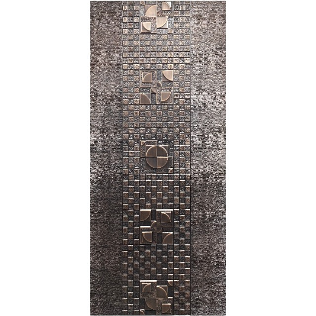 Decorative embossed Tank steel sheet for modern house front doors