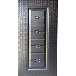 Customized Embossed Steel Door Skin Modern Minimalist Style for Entry Doors