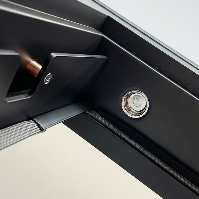 Heavy Duty Steel Door Modern Design for Front Entrance and Exterior Building Protection