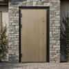 Popular Design Exterior Steel Security Doors Contemporary Russia Residential Steel Door Plain Main Gate Door with Multi-Lock