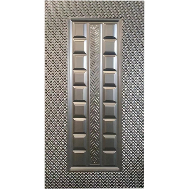Solid Steel Door Skin for Main Entrance Doors High Security Standards
