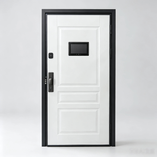 Russian Design Steel Security Door Anti-Noisy Residential Front Entry Doors Fancy MDF Back Single Door with PVC Film