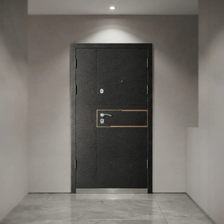 Premium Quality Russia Steel Door Factory Direct Sale Security Entry for Residential Projects