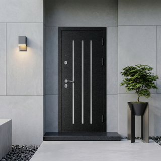 European Style Front Entrance Steel Door Luxury Security Door Steel for Home