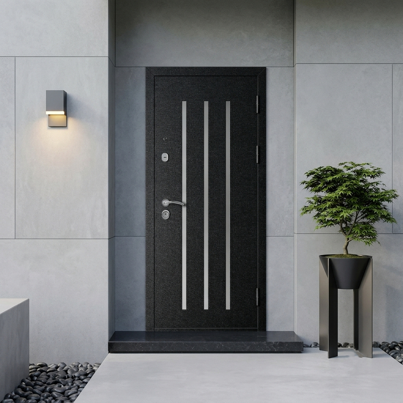 European Style Front Entrance Steel Door Luxury Security Door Steel for Home