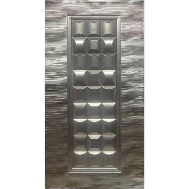 Solid Steel Door Skin for Main Entrance Doors High Security Standards