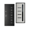 Heavy Duty Steel Security Russia Door Luxury Exterior Metal Door with Multi-Lock System
