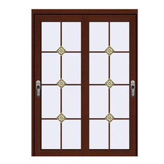 FPL-7016 Half Glass Design Swing Door Interior Bathroom Door 
