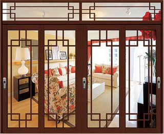 FPL-7017 Luxurious Design Balcony Use Sliding Aluminum Alloy Glass Door 