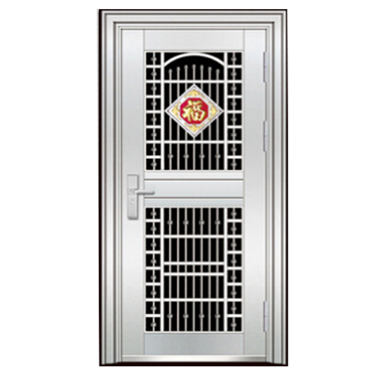  FPL-S5007 Reliable Quality Front Entry Design Stainless Steel Security Doors
