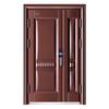 Simple Design Double Leaf Steel Security Door 