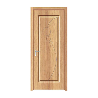 FPL-4020 Surface Finished Swing Open Style PVC Wooden Door Interior Door