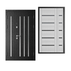 Modern Russia Security Door Heavy Duty Double Steel Door for Residential Homes