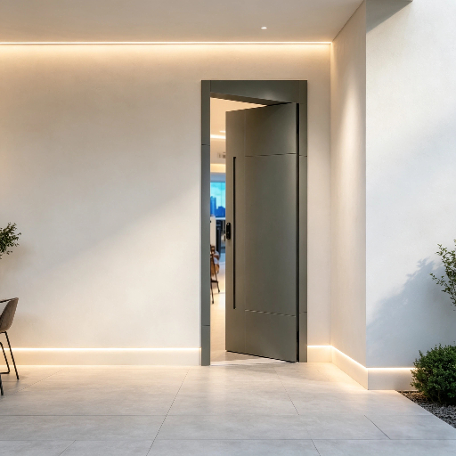 China Factory Wholesale Custom Pivot Entry Door Large Size Anti‑theft Pivot Front Door