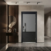 Factory Supplier Modern Reinforced Steel Smart Door with AI Powered Security Cameras