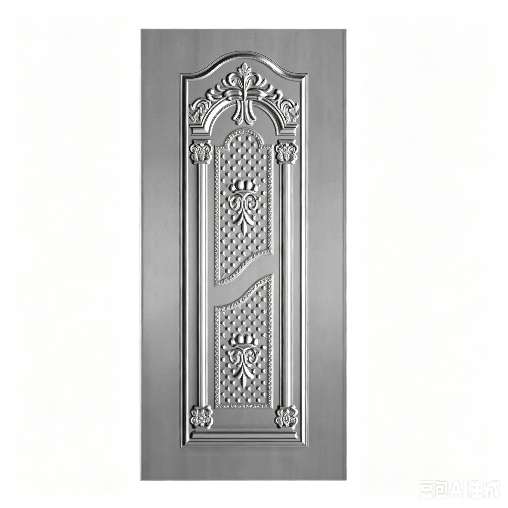 Elegant Steel Door Panels Custom Handcrafted Metal Skins for Luxury Villa Front Entry