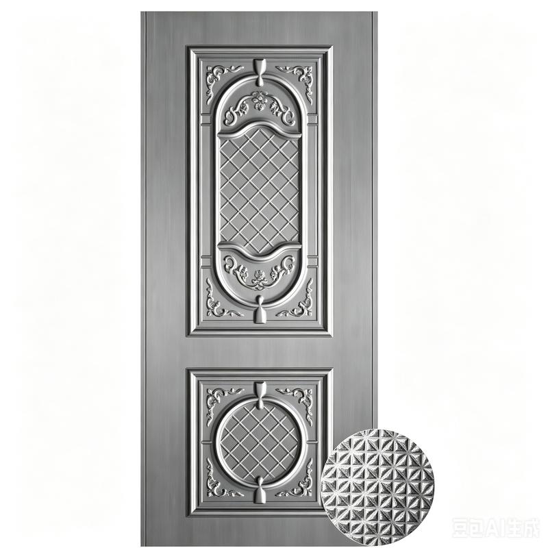 Modern Luxury Steel Door Panels Decorative Metal Sheets for Villa Main Gate Replacement