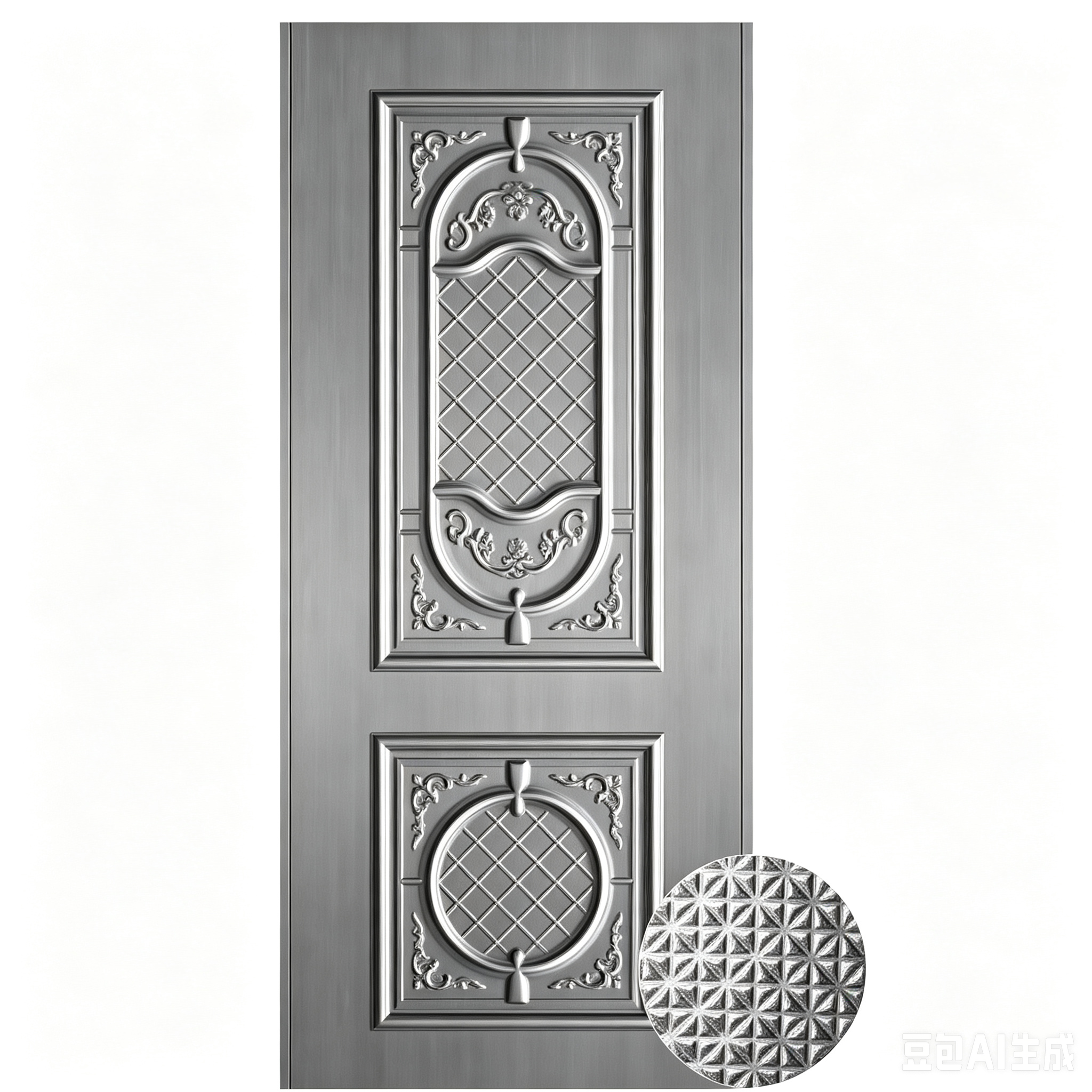 Modern Luxury Steel Door Panels Decorative Metal Sheets for Villa Main Gate Replacement