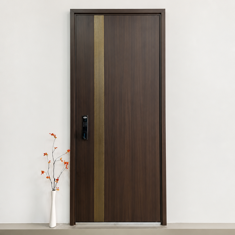 Security Entrance Smart Door China Supplier Exterior Door for Building Projects