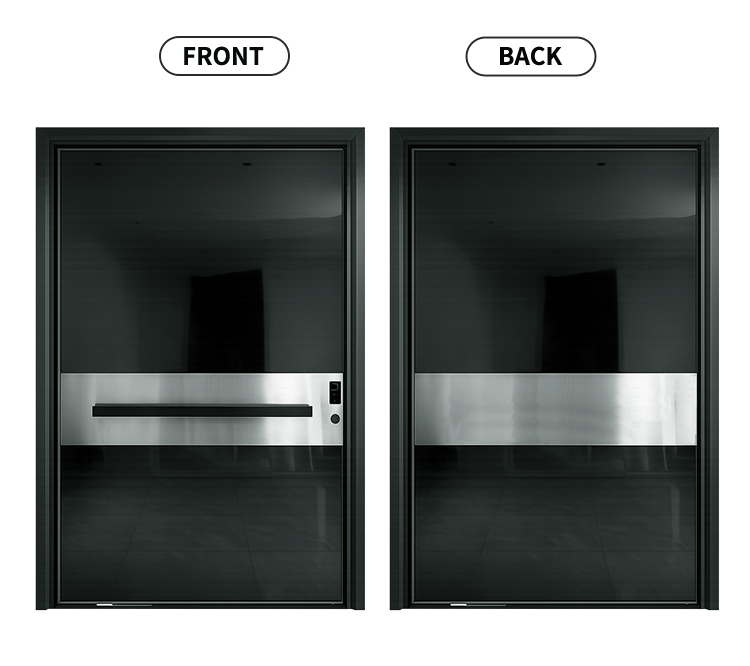 Modern Custom Minimalist Pivot Door Luxury Architectural Entrance for High-End Residential and Commercial Projects