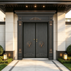 Luxury Modern Villa Door Solid Aluminum Entrance