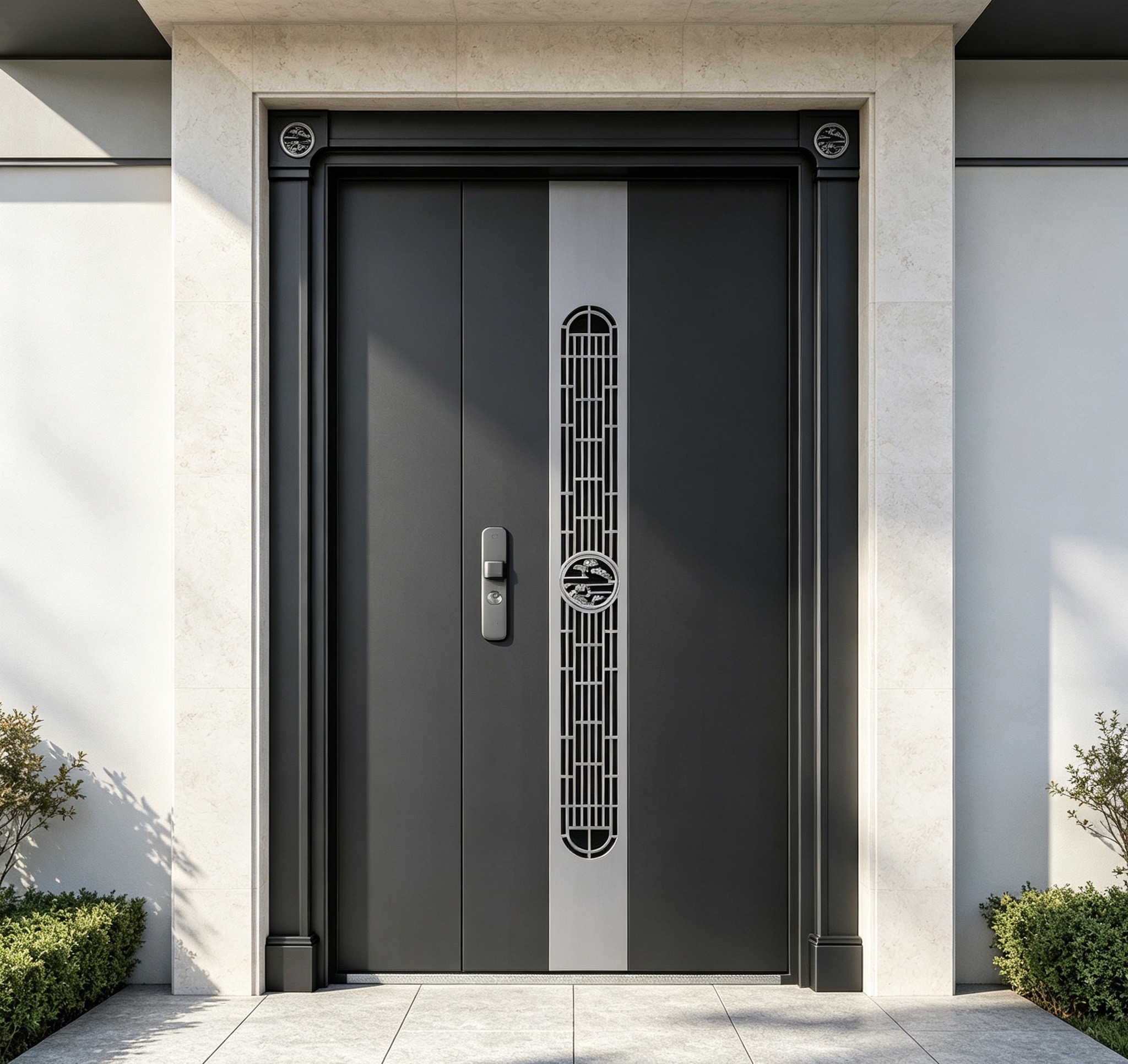 Smart Front Door Keyless Entry Camera Doorbell Security Entrance