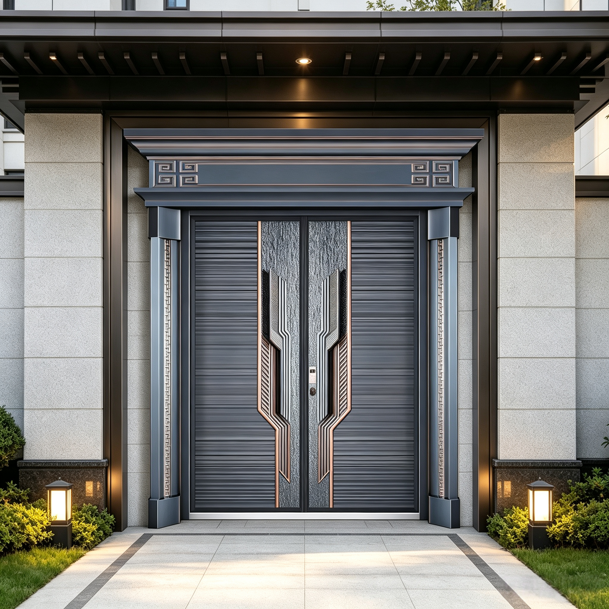 Customized Villa Door Premium Security Entrance for Household.