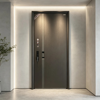 Smart Door Factory High Quality Facial Recognition Front Door