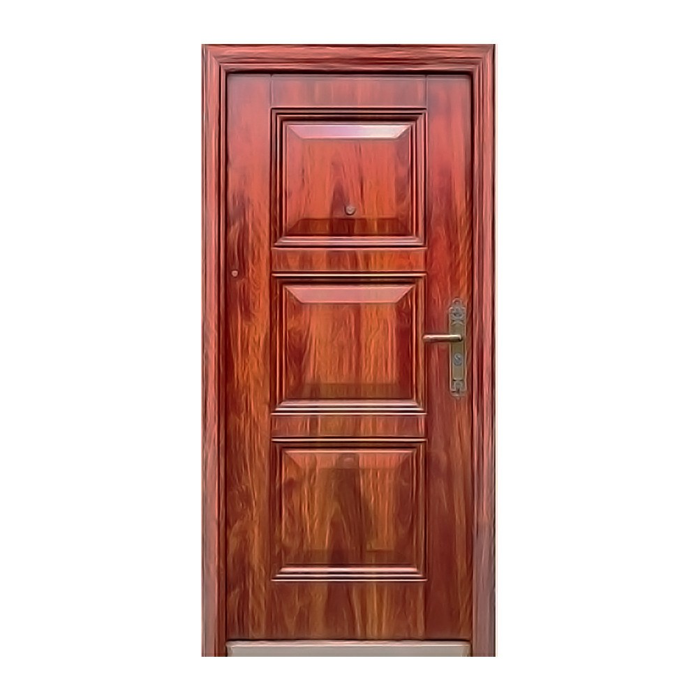 Wholesale Price Steel Security Door Main Gate Exterior Used Metal Security Steel Door For Apartment