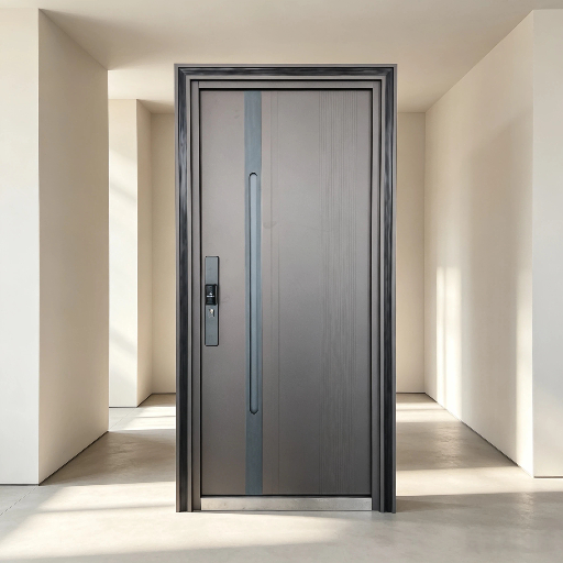 High-Security Smart Door Technology Advanced Encryption Anti-Theft Features and Sleek Modern Aesthetics