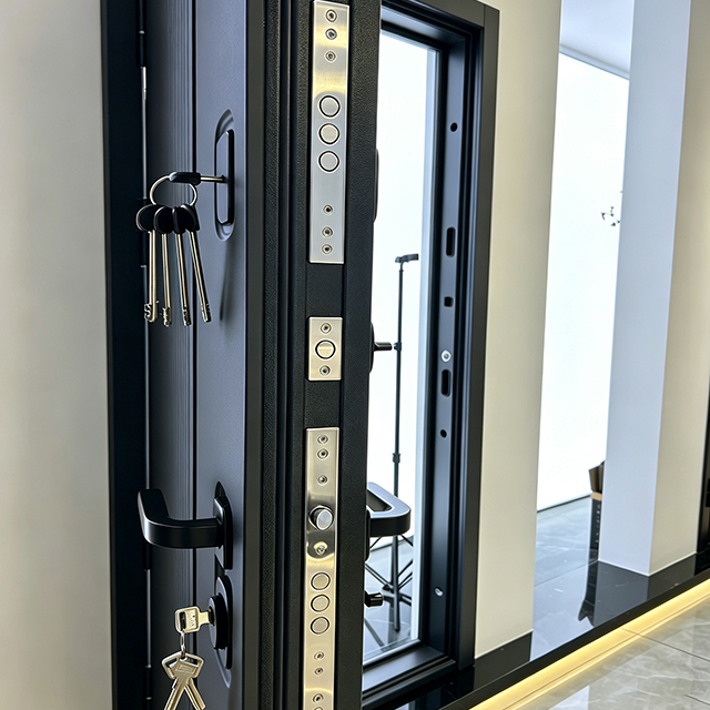 China Supplier Modern Design Steel Doors Factory Direct Price Exterior Russia Door