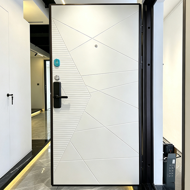 Factory Modern Russia Security Heavy Duty Steel Door for Residential Homes and Building Project 