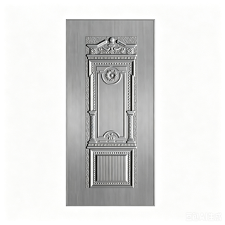 Weather Resistant Exterior Steel Door Panels Modern Metal Replacement Skins for Home Doors