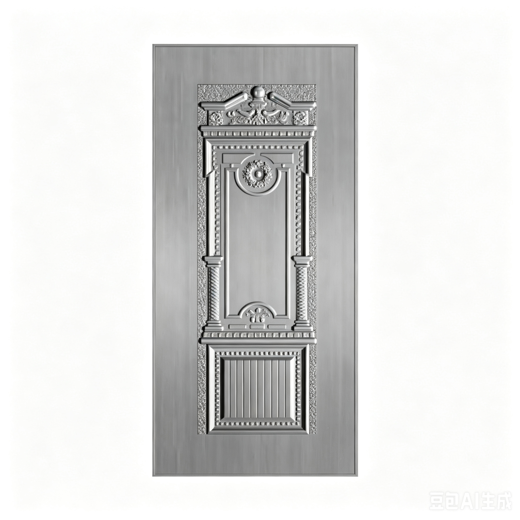 Weather Resistant Exterior Steel Door Panels Modern Metal Replacement Skins for Home Doors