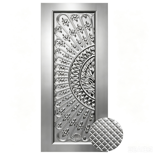 Factory Modern Exterior Metal Door Panels and Steel Door Skin China Supplier Wholesale Price