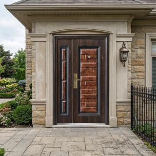 Customizable Door Made From Durable Steel Materials Offering Robust Protection and Advanced Security Features for Residential and Commercial Building Use